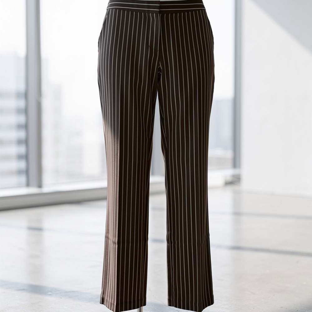 Willi Smith Black Pinstripe Trousers